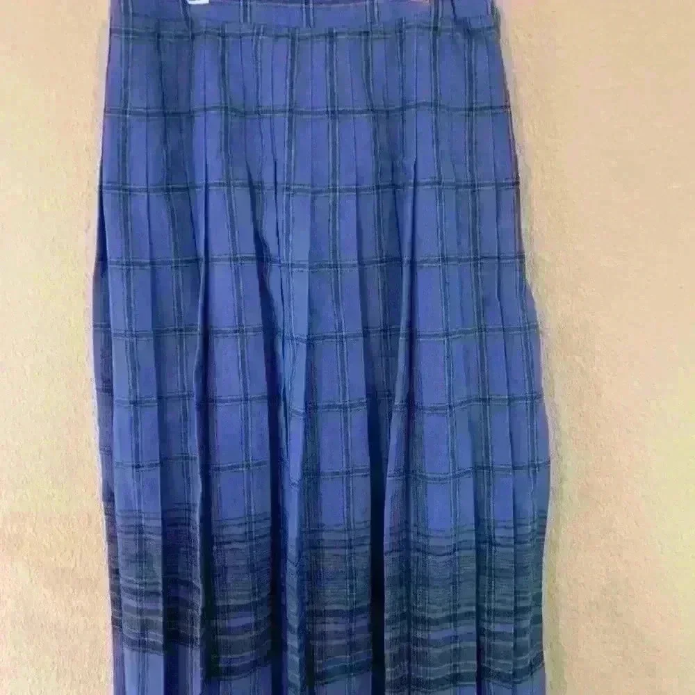 Vintage Petite Pendleton 100% Virgin Wool sz S pleated plaid skirt school girl